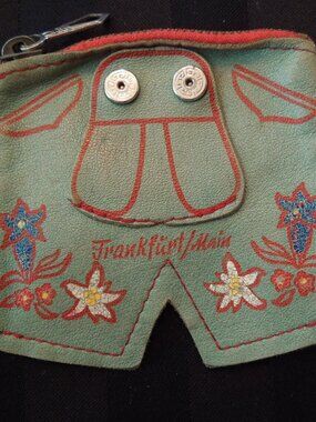 Vintage Lederhosen Coin Purse